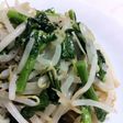 超簡単..丼で.5分..もやしバタソテ