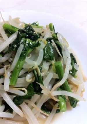 超簡単..丼で.5分..もやしバタソテ-レシピのメイン写真