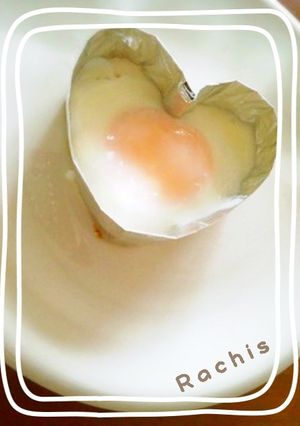 アルミホイルでハートの目玉焼き♪-レシピのメイン写真