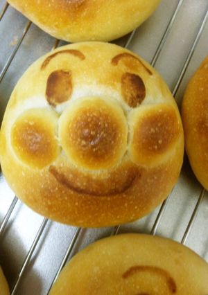 アンパンマンパン（卵、乳アレルギー対応）-レシピのメイン写真