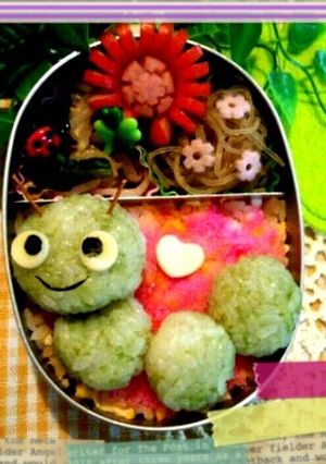 キャラ弁☆ｲﾓﾑｼ君-レシピのメイン写真