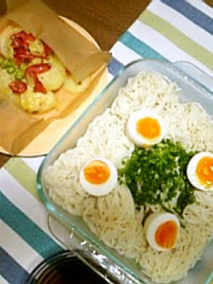 そうめん☆ジャガイモのベーコンチーズ焼★-レシピのメイン写真