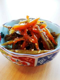 ご飯が進む*金平ごぼう*-レシピのメイン写真