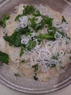簡単!菜の花としらすの混ぜご飯-レシピのメイン写真