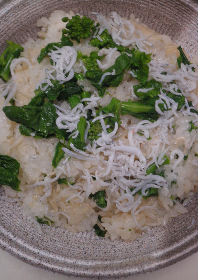 簡単！菜の花としらすの混ぜご飯-レシピのメイン写真