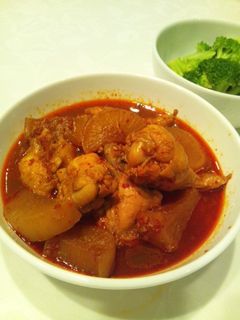 韓国風☆手羽元の甘辛煮込み!-レシピのメイン写真
