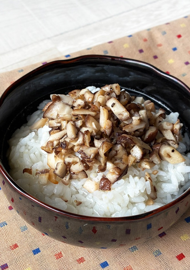 椎茸の旨味たっぷり！塩レモンの冷製茶漬け-レシピのメイン写真