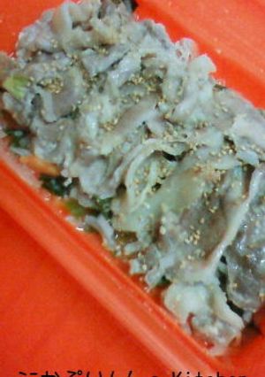 子供も安心♪ルクエde味噌マヨ豚もやし-レシピのメイン写真