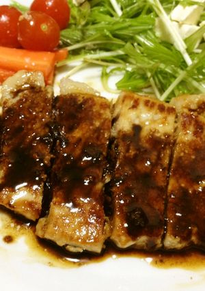 簡単！塩麹でやわらか豚の赤ワインソース-レシピのメイン写真