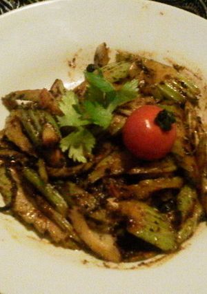 簡単✿セロリとにんにくのカレー炒め✿-レシピのメイン写真