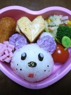 キャラ弁 ミジュマル♪-レシピのメイン写真