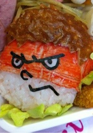 キャラ弁 吉田君(秘密結社鷹の爪)-レシピのメイン写真