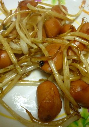 もやしとウインナーの醤油炒め-レシピのメイン写真