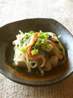豆苗とカニカマであんかけ豆腐-レシピのメイン写真