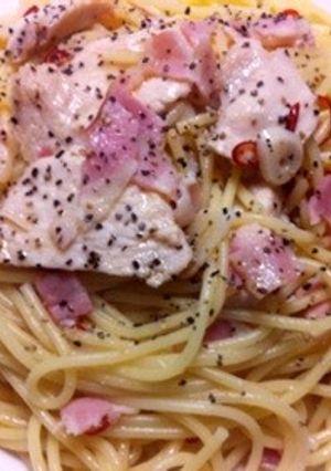 おうちで簡単★鶏むね肉のペペロンチーノ-レシピのメイン写真