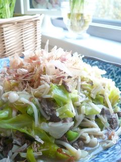 キャベツえのき豚肉塩麹さっぱり炒め-レシピのメイン写真