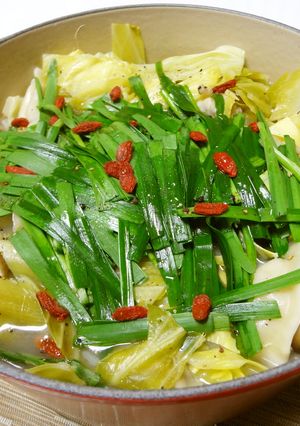 風邪や冷え症に！かんたん参鶏湯風鍋-レシピのメイン写真