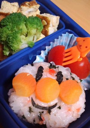 アンパンマンおにぎり-レシピのメイン写真