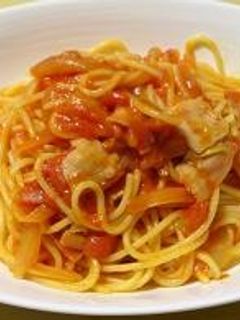 絶品!!ベーコンのトマトソースパスタ-レシピのメイン写真