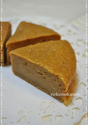 簡単☆HMで豆腐ときな粉のケーキ-レシピのメイン写真