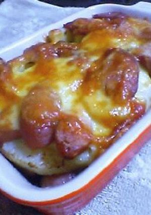 山芋とウインナーのチーズ焼き-レシピのメイン写真