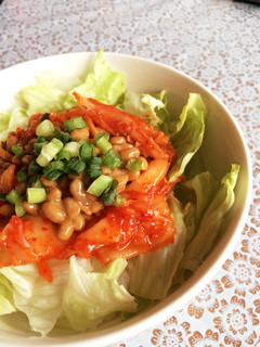 納豆キムチ☆サラダ丼-レシピのメイン写真