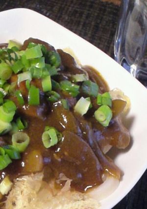 残りカレーで簡単カレーうどん-レシピのメイン写真