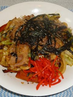 パパの焼きうどん-レシピのメイン写真