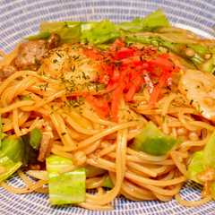 パスタで作るソース焼きそば-レシピのメイン写真