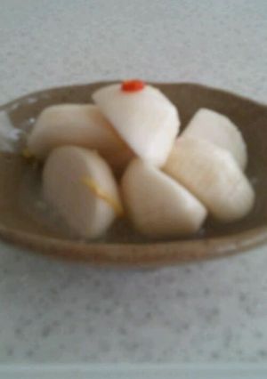 かぶの塩麹漬け(柚風味)-レシピのメイン写真