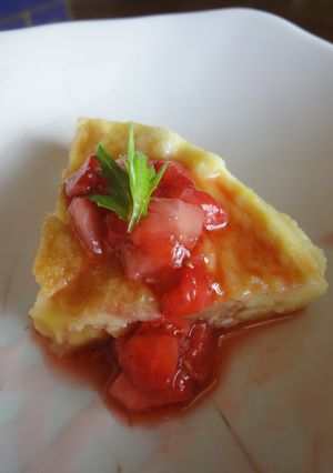 春色♪いちごソースのパンプディング＊-レシピのメイン写真