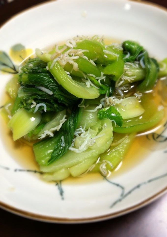【１０分以内で】青梗菜としらすのおひたし-レシピのメイン写真
