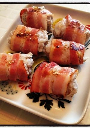 ホクホク里芋のベーコン巻き♪-レシピのメイン写真