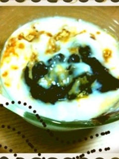 簡単☆あんこときなこのヨーグルト-レシピのメイン写真