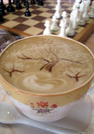 【カフェラテ】サクラサク春の華やかラテ-レシピのメイン写真