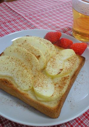 アップルシナモントースト♪-レシピのメイン写真