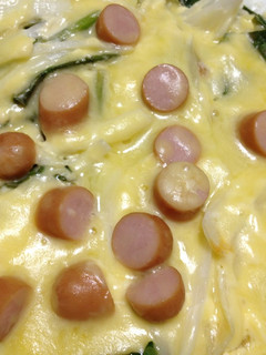 ウインナーとほうれん草のチーズ蒸し-レシピのメイン写真