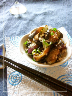 茄子+葱の塩麹おかか和え-レシピのメイン写真