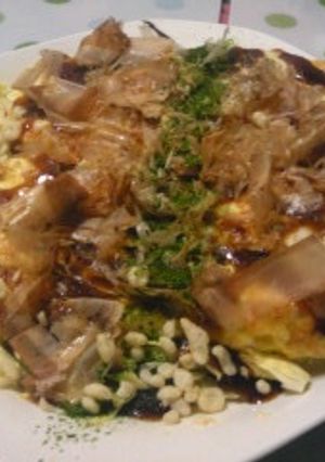 お好み焼き風　豆腐のピカタ　-レシピのメイン写真