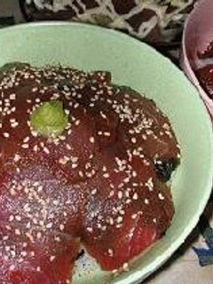 まぐろの漬け丼-レシピのメイン写真