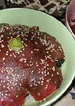まぐろの漬け丼-レシピのメイン写真