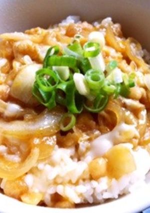 簡単＆節約ランチ★天かすの玉子丼-レシピのメイン写真