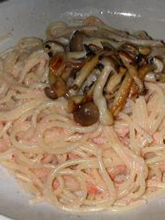 明太子としめじのパスタ-レシピのメイン写真