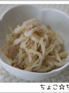 シンプル!塩麹でツナと切干大根の煮物-レシピのメイン写真