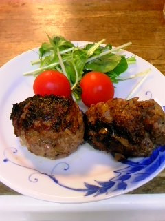 焼き肉・飯バーグ-レシピのメイン写真