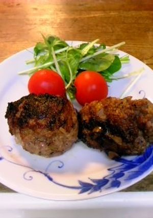 焼き肉・飯バーグ-レシピのメイン写真