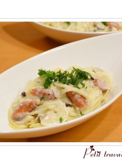 塩麹deウインナーのクリームパスタ-レシピのメイン写真