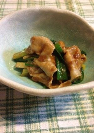 ぬた《ワケギとぶた肉編》-レシピのメイン写真
