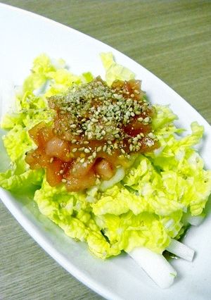 白菜のトマトドレッシングサラダ-レシピのメイン写真