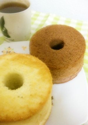 たまごは1個✿10cm型シフォンケーキ-レシピのメイン写真